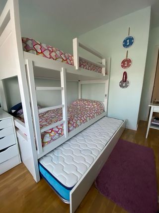 Litera 3 camas madera