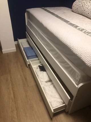 Cama nido Ikea 90x200 Sin colchones