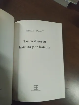 Tutto il sesso battuta per battuta