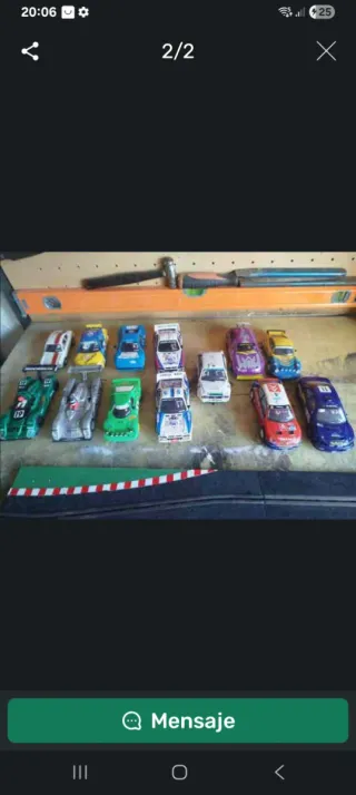Coches Scalextric 20 euros cada uno
