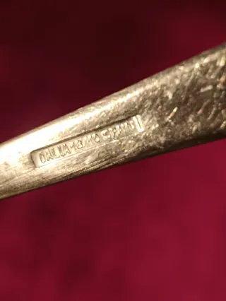 Cuchara Dalia Metal Años 70