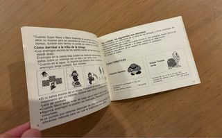 Manual Super Mario Bros NES Pal Esp