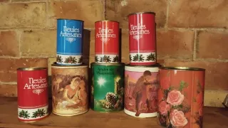 Latas antiguas. Una Codorníu