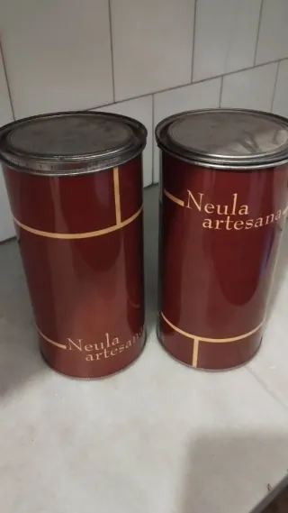 Latas antiguas. Una Codorníu