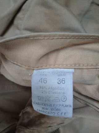 Pantalón Chino Beige Pilar Prieto