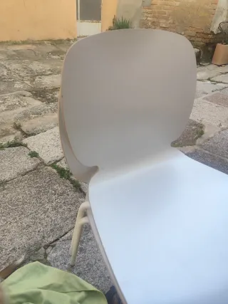 2 Sillas Blancas Ikea