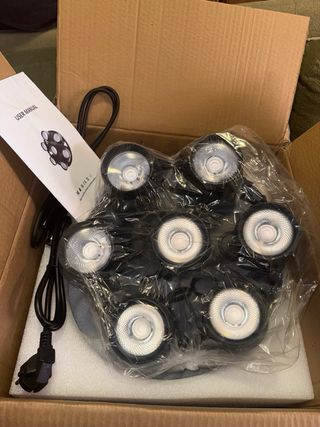 Foco LED DJ 7x50W DMX Profesional NUEVO