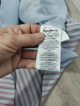 Vestido Pepe Jeans a rayas con cinturón – NUEVO