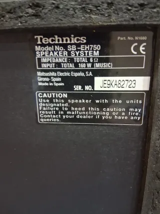 Altavoces Technics