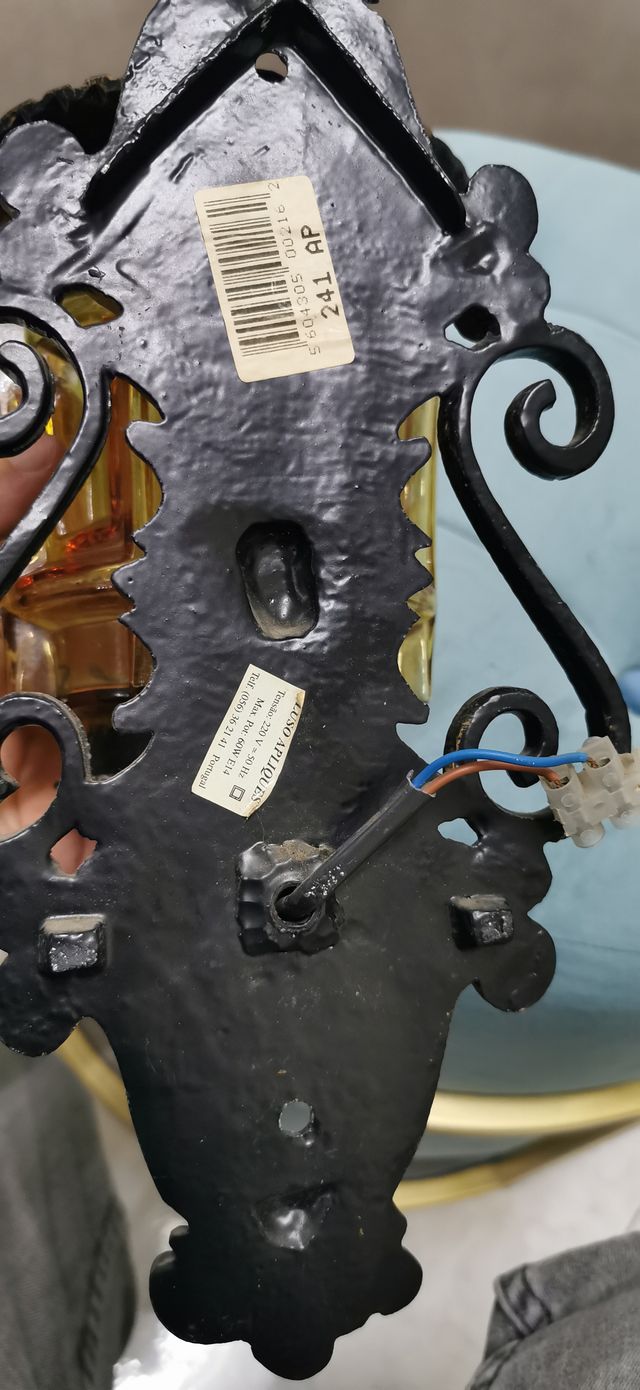 Candeeiro de Parede Exterior Clássico