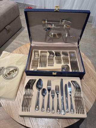 Cubertería Real Madrid acero inoxidable!!!