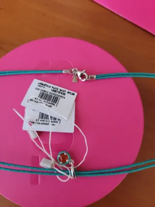 Collar Tous Plata con Colgante turquesa