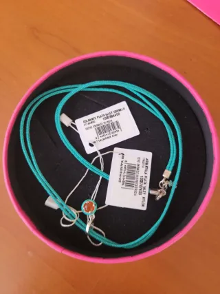 Collar Tous Plata con Colgante turquesa