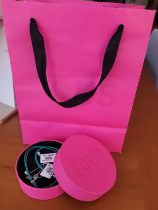 Collar Tous Plata con Colgante turquesa