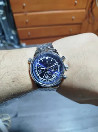 Reloj poedagar Speedmaster Azul 43mm