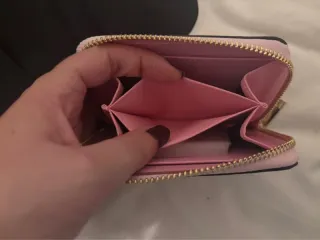 Cartera / Tarjetero Victoria's Secret Rayas Rosas