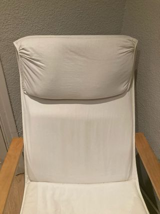 Hamaca IKEA blanca madera tipo POÄNG