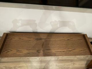 Mueble TV madera y cristal