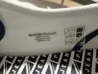 Zapatillas Pepe Jeans Lona Blancas y Azul