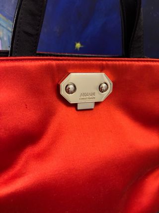 Borsa vintage Armani Collezioni rossa