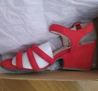 Sandalias Talla 36 Rojas