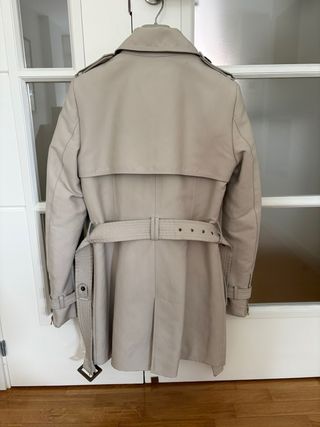 Gabardina Zara Mujer Talla XS Beige