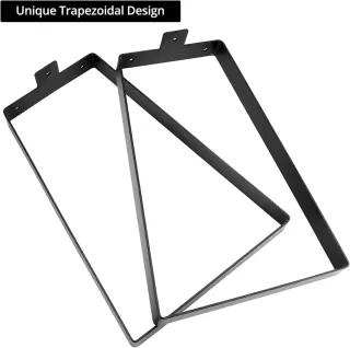 Patas Trapezoidales Negras para Muebles