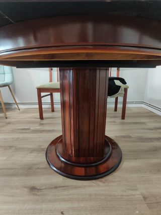 Mesa comedor extensible madera