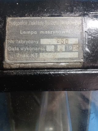 Farol grande completo con letrero