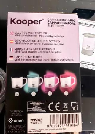 Kooper Cappuccino Mug Elettrico