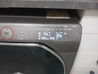 Lavadora Carga Frontal Gris HOOVER AXE