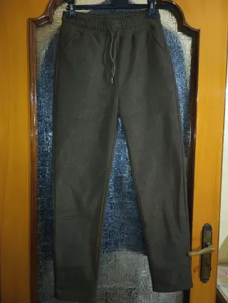 Pantalone marrone a coste