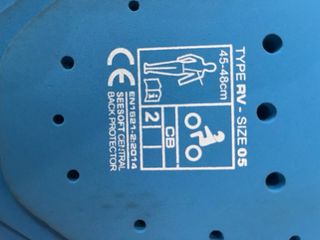 Protector espalda moto Revit Seesoft T 05. Muy bue