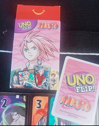 UNO Flip! Naruto Cartas McDonald's