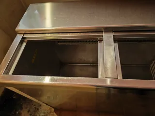 Nevera horizontal acero inoxidable