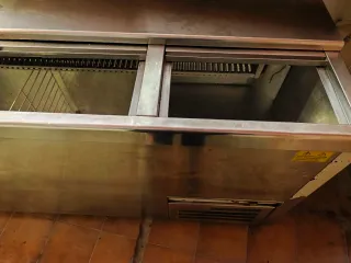 Nevera horizontal acero inoxidable