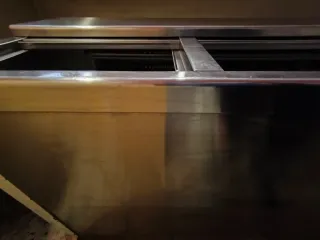 Nevera horizontal acero inoxidable