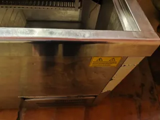 Nevera horizontal acero inoxidable