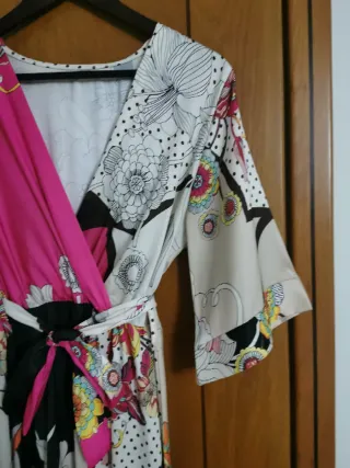 Vestito lungo fantasia floreale