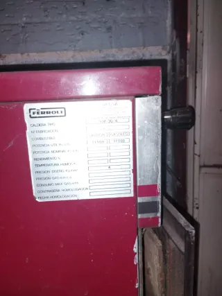 Calentador de gas Fagor Caldera de carbón Ferroli.