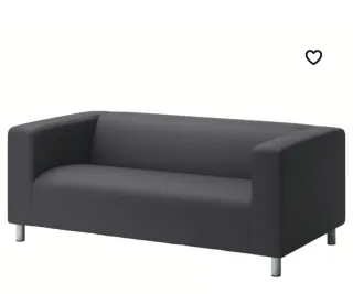 Sofá Ikea 3 plazas gris 1 sola pieza.