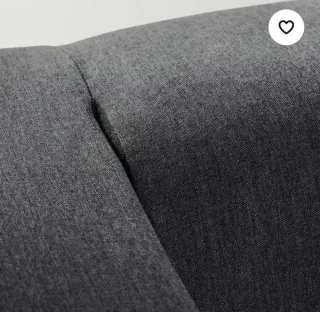 Sofá Ikea 3 plazas gris 1 sola pieza.