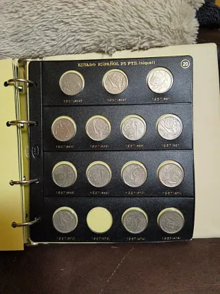 Álbum Monedas Españolas IV (Estado Español)