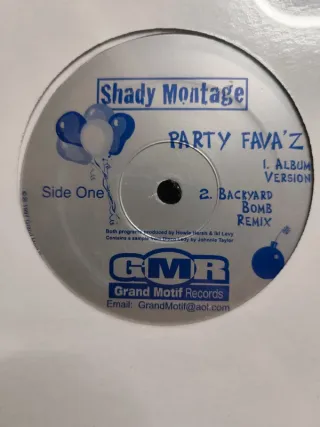 Vinilo Shady Montage - Party Fava'z/Merry Go Round