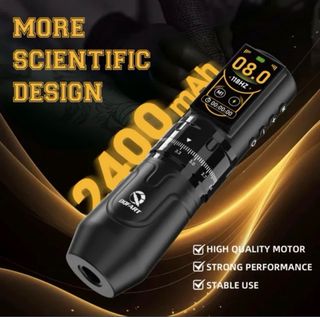 Máquina Tatuaje Dofart Inalámbrica Negra