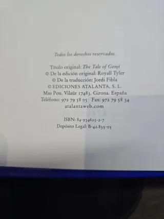 La historia de Genji. Vol. I (Memoria Mundi) (S...