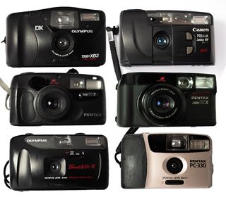 Lotto 6 Fotocamere Compatte Analogiche