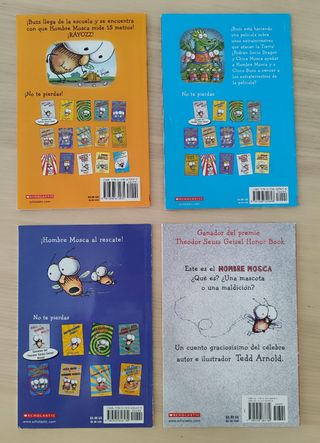 Pack Hombre Mosca – 4 libros (Tedd Arnold)