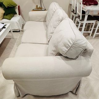 Sofá Ektorp 3 plazas beige Ikea