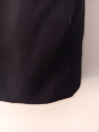 Falda Lápiz Negra estilo Chanel Vintage Talla L